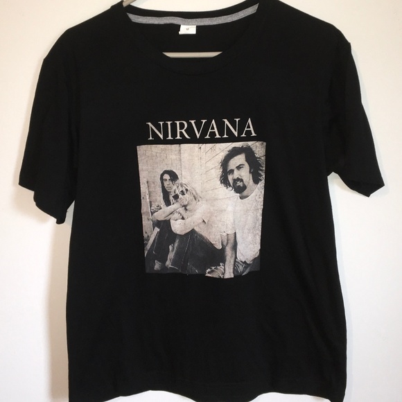 NIRVANA GRAPHIC BAND TEE KURT COBAIN - Picture 1 of 4